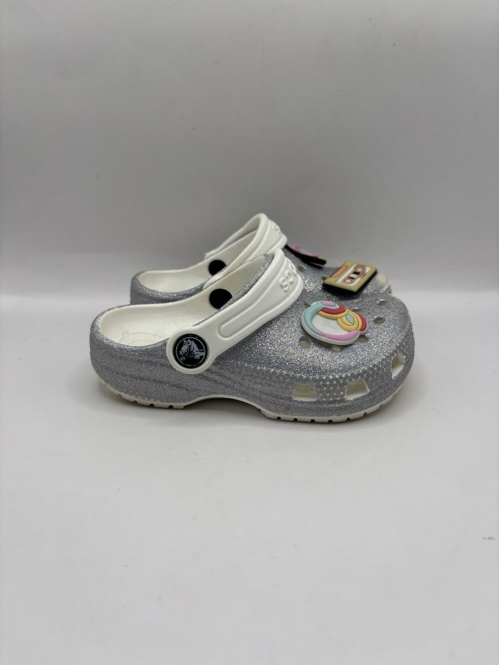 Crocs Glitter Rubber Clogs Size 8 C